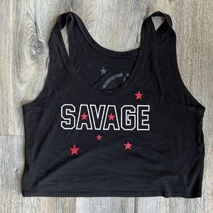 Savage Barbell crop top